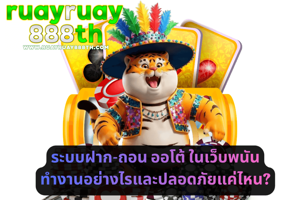 ระบบฝาก-ถอน ออโต้ ในเว็บพนัน ทำงานอย่างไรและปลอดภัยแค่ไหน